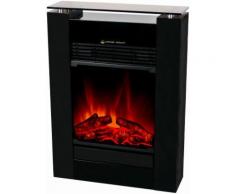El Fuego Elektrokamin, schwarz, schwarz