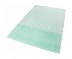 Teppich Waves Kelim Esprit rechteckig Höhe 6 mm handgewebt, blau, türkis