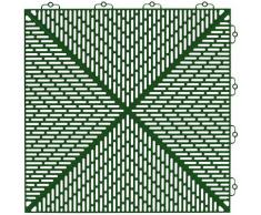 Bergo Flooring Klickfliesen Unique, (14 St.), 2 m² grün Fliesen Bodenbeläge Bauen Renovieren