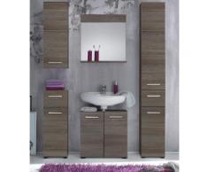 trendteam Wandspiegel Skin, Breite 60 cm, mit praktischer Ablagefläche grau Spiegel Wohnaccessoires