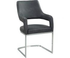 Jockenhöfer Gruppe Stuhl, grau, Vintage grau