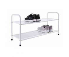 Schuhregal aus stabilem Metall weiß Schuhregale Schuhschränke Garderoben