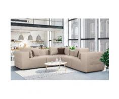 Places of Style Ecksofa Novum, beige, Neutral, beige