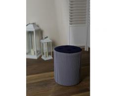 my Flair Hocker Elias, rund mit Stoffbezug blau Polsterhocker Sessel und Sofas Couches