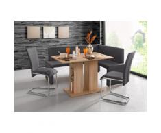 Homexperts Eckbankgruppe, (Set, 4 tlg.) grau Eckbankgruppe Sitzbänke Nachhaltige Möbel
