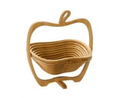 Obstkorb Bambus 3 in 1 beige Schalen Geschirr, Porzellan Tischaccessoires Haushaltswaren