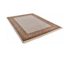 THEKO Orientteppich Chandi Mir, rechteckig, 12 mm Höhe, reine Wolle, handgeknüpft, mit Fransen, Wohnzimmer beige