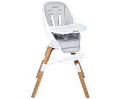 BabyGo Hochstuhl Carou, weiß, Sitz um 360° drehbar weiß Baby Mitwachsende Hochstühle Babymöbel