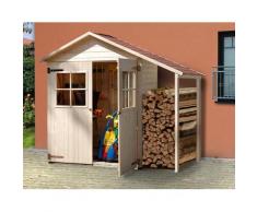 weka Garten-Geräteschrank Gr. 2, BxTxH: 224x87x216 cm, mit Schleppdach beige Gartenhäuser Garten Balkon
