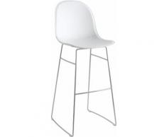 connubia by calligaris Barhocker Academy CB/1675-LHS P77 weiß Barmöbel Küchenmöbel Hocker