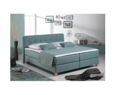 Home affaire Boxspringbett Fargo blau Doppelbetten Betten Komplettbetten