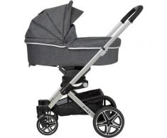 Hartan Kombi-Kinderwagen Vip GTS, 22 kg, mit Falttasche; Made in Germany; Kinderwagen grau Baby Ab Geburt Altersempfehlung