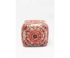 KARE Design Sitzwürfel Arabian Flower Reddish, rot, rot