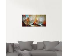 Artland Glasbild Lichtfänger, Gegenstandslos, (1 St.) beige Glasbilder Bilder Bilderrahmen Wohnaccessoires