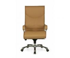 Amstyle Chefsessel MILANO, natur, caramel