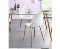 Schalenstuhl Miller weiß 4-Fuß-Stühle Stühle Sitzbänke