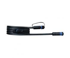 Paulmann Outdoor Plug&Shine 2m IP68 Lampen-Verbindungskabel, schwarz, schwarz