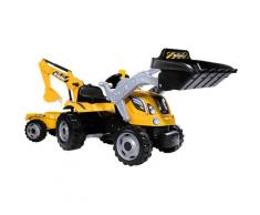 BIG Trettraktor Builder Max, BxTxH: 44x63x183 cm gelb Kinder Ab 3-5 Jahren Altersempfehlung