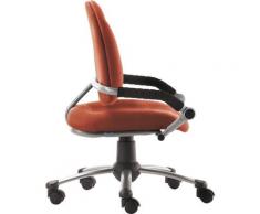 Mayer Sitzmöbel Drehstuhl Kinder- und Jugenddrehstuhl myFREAKY, Polyester-Flachgewebe, mitwachsend orange Drehstühle Bürostühle Stühle Sitzbänke