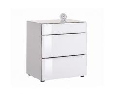 nolte Möbel Nachtkommode Alegro2 Style weiß Nachtkonsolen und Nachtkommoden Nachttische Tische Sideboards