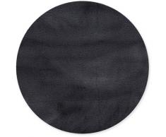 Gino Falcone Badematte Sara, Höhe 25 mm, rutschhemmend beschichtet, Badteppich, Felloptik, Uni Farben, besonders weich, eckig & rund erhältlich grau Badematten