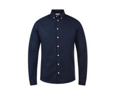 Casual Friday Langarmhemd 20503195, Hemd mit Knopfleiste blau Herren
