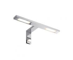 Paulmann Spiegelleuchte Aufschrankleuchte LED Double Hook 2x3,2W Chrom, 1 St., Warmweiß silberfarben LED-Lampen LED-Leuchten Lampen Leuchten sofort lieferbar
