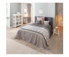 Home affaire Tagesdecke Cremona, auch als Tischdecke und Sofaüberwurf einsetzbar grau Baumwolldecken Decken