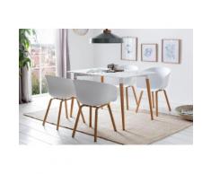 SalesFever Essgruppe (Set, 5-tlg) weiß Essgruppen Tische Sitzmöbel-Sets