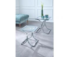 Guido Maria Kretschmer Home&Living Satztisch Ballum, silberfarben, silber/chrome