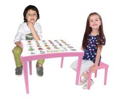 Jamara Kindersitzgruppe Easy Learning rosa Kinder Kindermöbel Möbel sofort lieferbar