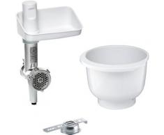 BOSCH Fleischwolfaufsatz Lifestyle-Set BakingSensation MUZ5BS1, Zubehör für alle Bosch Küchenmaschinen MUM5… weiß Haushaltsgeräte Küchenmaschinen-Aufsätze