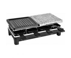 Team Kalorik Raclette TKG RAC 1016, 8 Raclettepfännchen, 1500 Watt schwarz Küchenkleingeräte Haushaltsgeräte