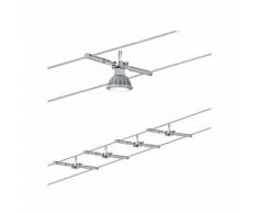 Paulmann LED Deckenleuchte Seilsystem Togo Chrom mit 4 Spots max. 10W GU5,3, GU 5,3, 1 St. silberfarben Deckenleuchten SOFORT LIEFERBARE Lampen Leuchten