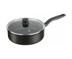 Tefal Schmorpfanne Hard Titanium Plus (1-tlg), schwarz, schwarz