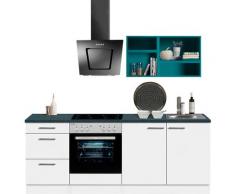 OPTIFIT Küchenzeile Mini, ohne E-Geräte, Breite 210 cm blau Singleküchen Küchenzeilen -blöcke Küchenmöbel Arbeitsmöbel-Sets