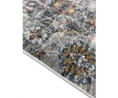 RESITAL The Voice of Carpet Teppich ART 9200, rechteckig, 8 mm Höhe, Kurzflor, gewebt, Orient-Optik, Blumen Design, Wohnzimmer silberfarben Wohnzimmerteppiche Teppiche nach Räumen