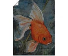 Artland Wandbild Feng Shui - Goldfisch orange Bilder Bilderrahmen Wohnaccessoires