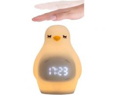 Pauleen Nachttischlampe Good Morning Penguin, 1 St., Warmweiß, Nachtlicht, Wecker, Pinguin beige LED-Lampen LED-Leuchten Lampen Leuchten sofort lieferbar