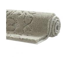 GRUND exklusiv Badematte Sophia, Höhe 22 mm, rutschhemmend beschichtet, Hoch-Tief-Struktur, Made in Europe grau Badematten