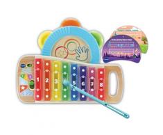 Spielzeug-Musikinstrument VTECH "Vtech Baby, Interaktives Holz-Xylofon mit Tamburin" Spielzeug-Musikinstrumente bunt Altersempfehlung Licht- und Soundeffekten; FSC- schützt Wald - weltweit
