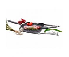 Set: Grill-Set, STONELINE®, schwarz, Neutral, schwarz