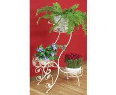 HOFMANN LIVING AND MORE Blumenhocker weiß Pflanzgefäße Blumenvasen Wohnaccessoires