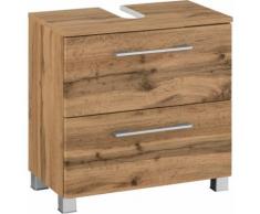 HELD MÖBEL Waschbeckenunterschrank Soria, braun, Neutral, wotaneiche