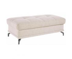 Places of Style Polsterhocker Costello, in 3 Bezugsqualitäten, passend zur Serie beige Sessel und Hocker Sofas Couches