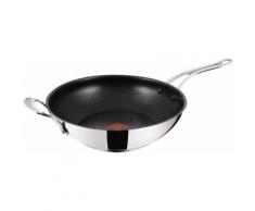 Tefal Wok Premium Inox Induction Wave (1-tlg), silberfarben, silberfarben