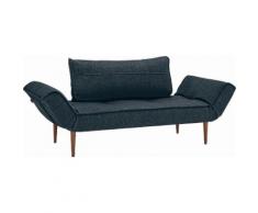 INNOVATION LIVING ™ Schlafsofa Zeal, im Scandinavian Design, Styletto Beine, inklusive Rückenkissen blau Schlafsofas Sofas Couches