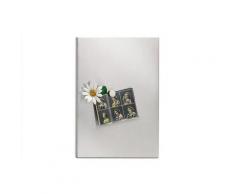 blomus Magnettafel MURO, silberfarben, Edelstahl glatt