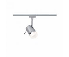 Paulmann Schienensystem-Leuchten URail LED Spot Pipe 3,5W Chrom matt inkl. Leuchtmittel Leuchtmittel, (1tlg.) silberfarben Schienensysteme und Seilsysteme Deckenleuchten Lampen Leuchten Stromschienensysteme