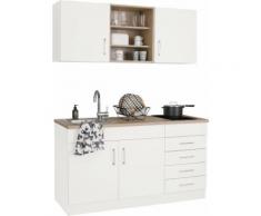 HELD MÖBEL Küchenzeile Mali, mit E-Geräten, Breite 150 cm weiß Küchenzeilen Geräten -blöcke Küchenmöbel Arbeitsmöbel-Sets